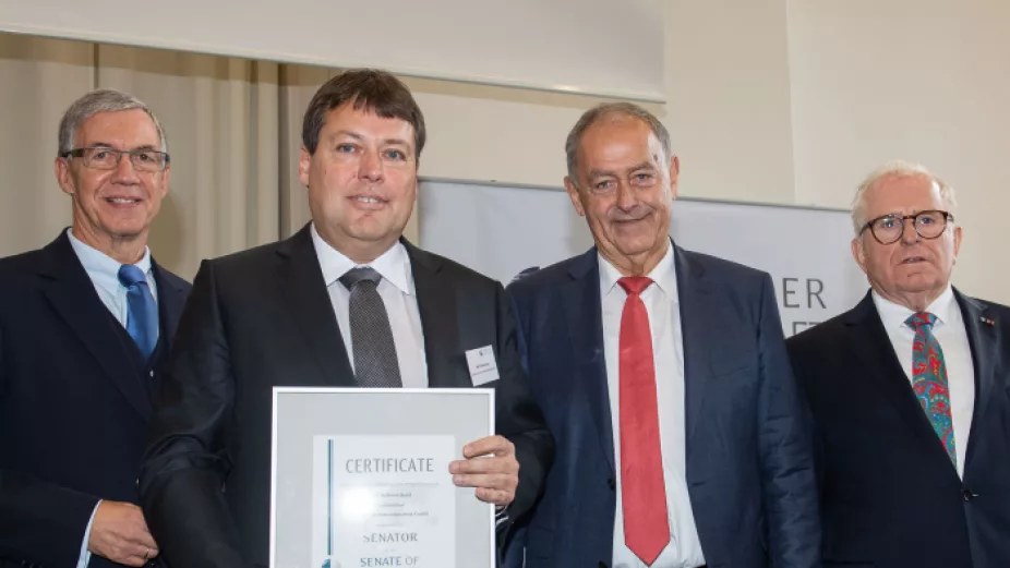 20 Auszeichnung Ralf Schweickert Berufung Senat of Economic Europe